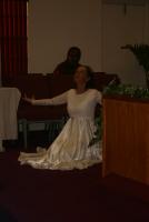 Minister of Worship in song and dance Patti Bucci